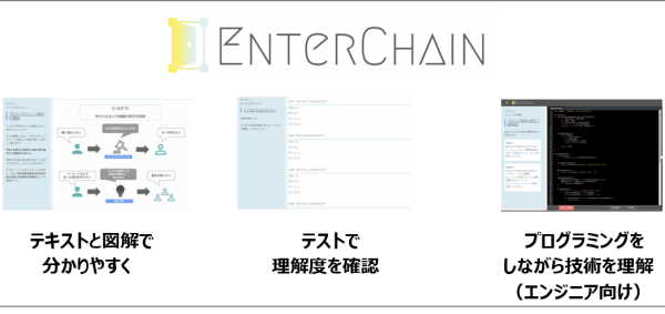 オンラインでブロックチェーン技術を学習できるサービス「EnterChain」２月５日(火)より限定公開版(β版)スタート！